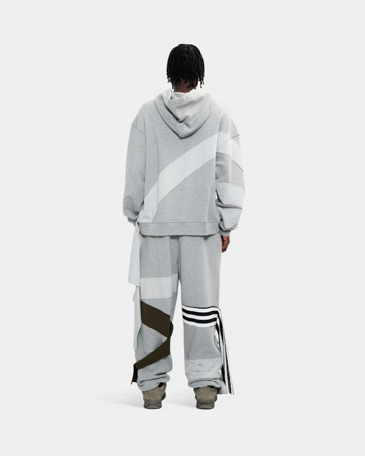 THE WRAP HOODIE - GREY