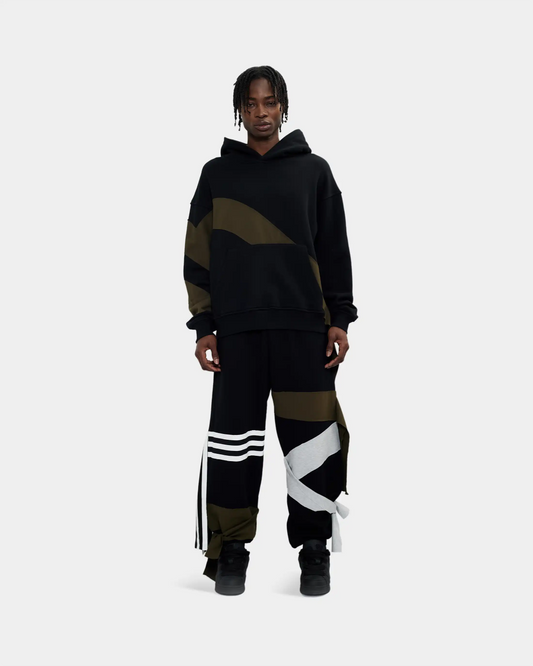 THE WRAP HOODIE - BLACK