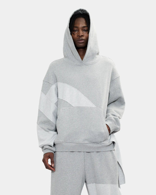 THE WRAP HOODIE - GREY