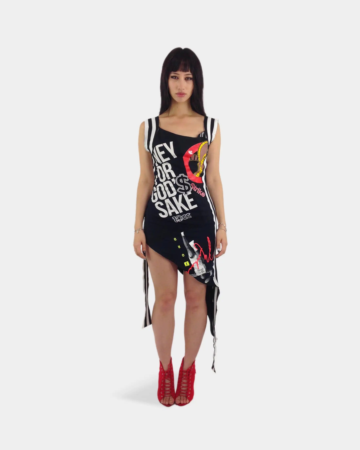 THE DIP DRESS (BLACK) - 1 OF 1