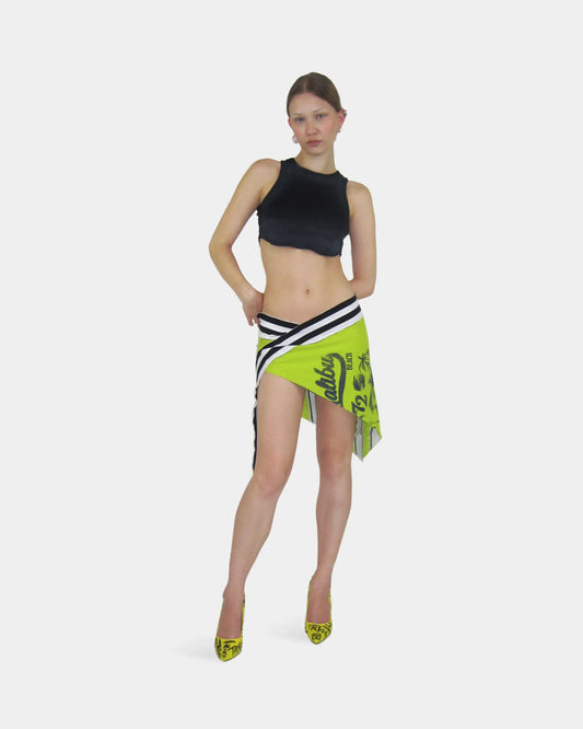 THE DIP SKIRT [GREEN S] - 1 OF 1