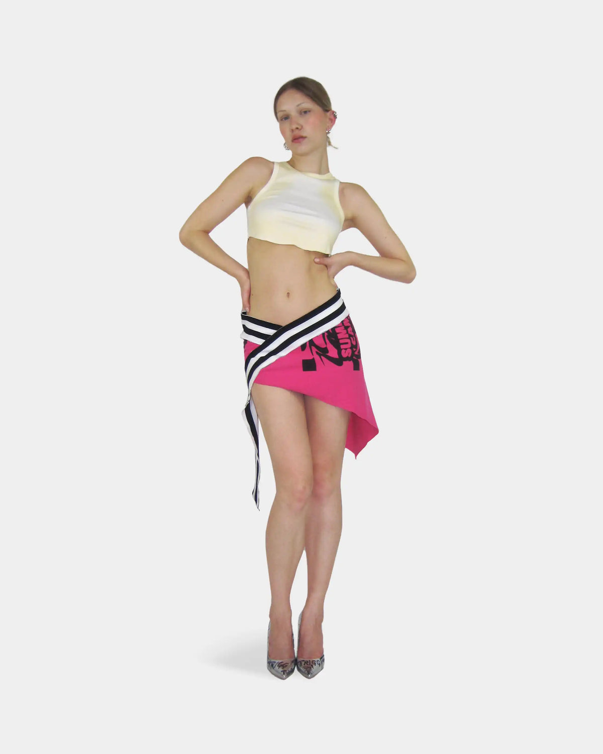 THE DIP SKIRT [PINK XS] - 1 OF 1