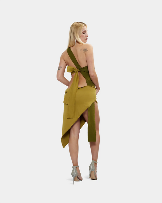 THE SLING DRESS - GREEN